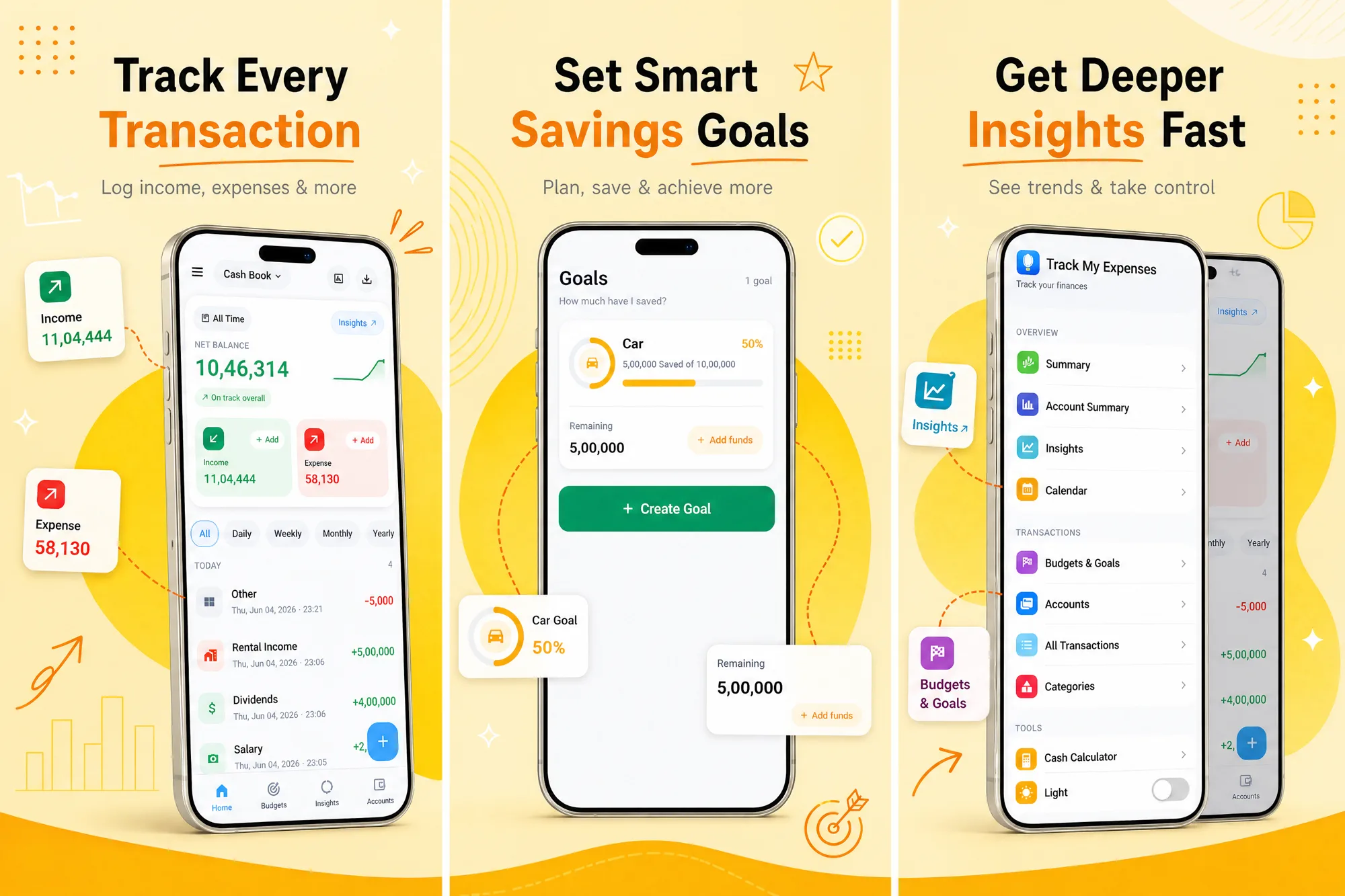 Track My Expenses: Track Every Transaction